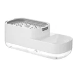 2 in 1 liquid sponge dispenser, easy cleaning tool for kitchen sink, white color Dubai, Sharjah, Ajman, Abudhabi UAE