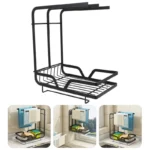 kitchen cleaning sponge and towel organizer kitchen cleaning sink top with water drain tray in Dubai, uae