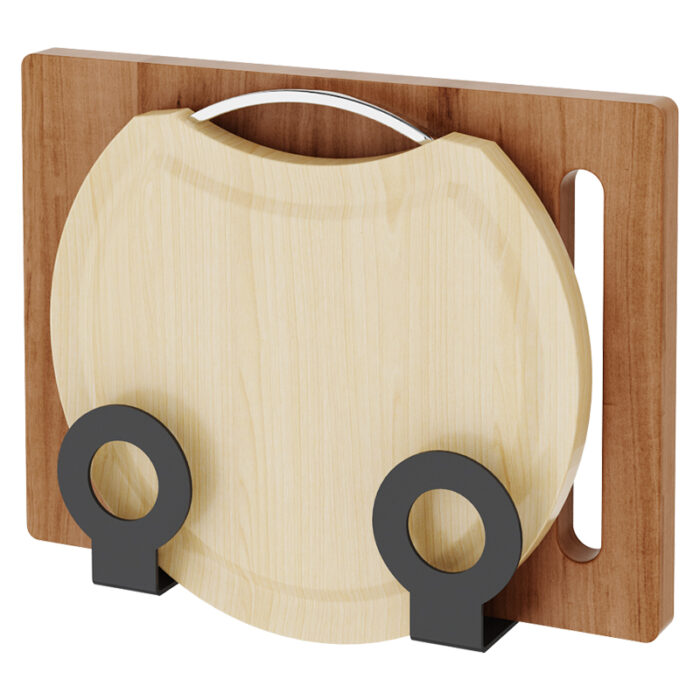 wall mounted cutting board and lid organizer for kitchen in abudhabi, uae