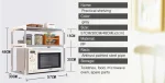 microwave oven organizer countertop organizer in dubai