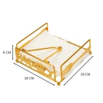 gold color tissue holder in Dubai, rackstore hoe storage solution