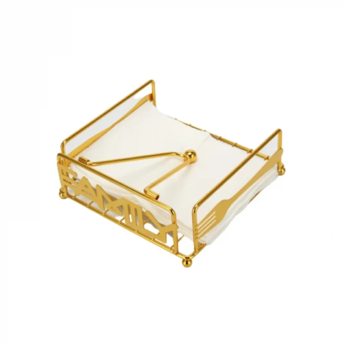 steel tissue holder golden color home decorative tissue holder in sharjah