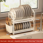 dish and bowl rack with chopsticks and spoon holder kitchen countertop organizer in Dubai, UAE