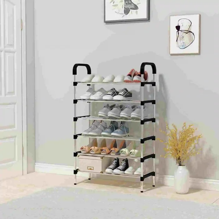 6 tier shoe rack stainless steel shoe rack in dubai