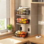 kitchen fruits and vegetable wall mount highly durable basket