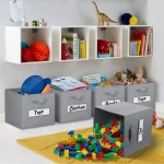 rack store Dubai non woven cubes grey color