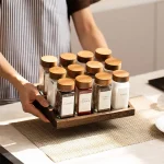 kitchen seasoning spice bottles