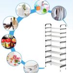 SHOE RACK, PREMIUM STIANLESS STEEL RACK, 8 LAYER SHOE RACK