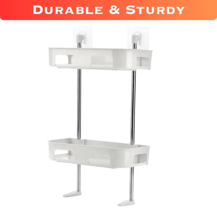 2 tier toilet tank top caddy, wall mounted organizer, bathroom organizer, space-saving bathroom storage, bathroom shelf organizer, toilet tank storage, bathroom essentials organizer, sleek bathroom organizer, modern bathroom storage, bathroom declutter solution, wall-mounted storage caddy, functional bathroom organizer, easy to install bathroom caddy, bathroom storage with two tiers, stylish bathroom storage, practical bathroom organizer.