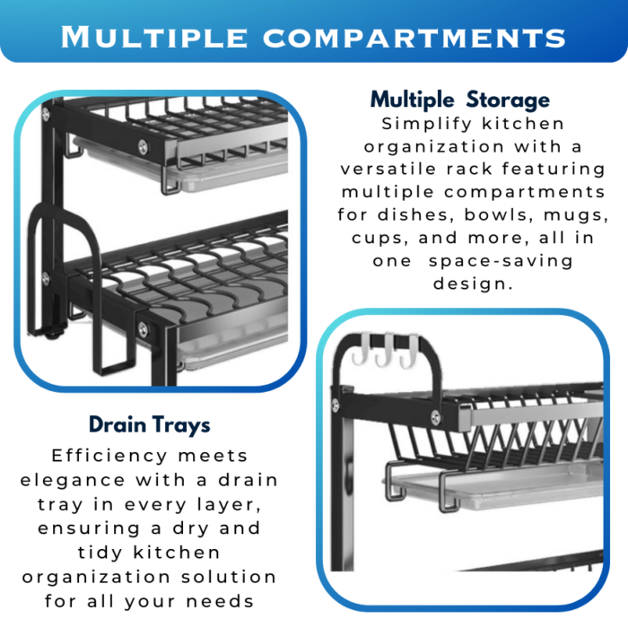 3 Layer Dish Rack in Dubai, Stainless Steel Dish Rack in UAE, Dish Drying Rack in Abu Dhabi, Kitchen Dish Rack in Sharjah, Dish Rack with Water Drain Tray in UAE, Plate Rack in UAE, Dish Rack with Utensil Holder in Dubai, Space-Saving Dish Rack in UAE, Rust-Free Dish Drainer in UAE, Multi-layer Dish Rack in Sharjah, Dish Drainer for Kitchen in UAE, Kitchen Storage Rack in Dubai, 3 Tier Dish Rack in UAE, Dish Rack with Cutting Board Holder in Abu Dhabi, Dish Drying Rack with Tray in UAE, Durable Dish Rack in Sharjah, Modern Dish Rack for Kitchen in UAE, Easy-to-Assemble Dish Rack in Dubai, Compact Dish Rack for Small Kitchens in UAE, High-Quality Kitchen Dish Rack in UAE, Best Dish Drying Rack in Dubai.