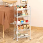 5 Tier Rolling Cart, Kitchen Storage Utility Cart, Multifunctional Basket Stand, Kitchen Storage Rack, Bathroom Storage Cart, Rolling Storage Cart, Metal Mesh Storage Cart, Home Organization Cart, Black Rolling Cart, 5 Layer Storage Rack, Kitchen Storage Trolley, Rolling Basket Stand, Office Storage Cart, Easy Assembly Storage Cart, Lockable Wheels Storage Cart, Versatile Storage Cart, Durable Rolling Cart, Metal Trolley, Modern Storage Solutions, Space Saving Cart, Practical Storage Organizer, Easy to Clean Storage Cart