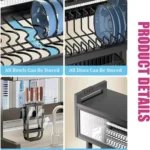 85cm sink top dish rack, 85cm multifunctional dish drainer, 85cm dust proof cabinet door dish rack, 85cm kitchen dish rack, 85cm sink top dish rack with storage, 85cm dish drying rack with cupboard, 85cm kitchen sink dish rack, 85cm dish drainer for kitchen, 85cm countertop dish rack with cabinet, 85cm kitchen dish rack organizer, durable 85cm dish rack for kitchen, 85cm sink dish rack with dust-proof door, space-saving 85cm dish rack, efficient draining system 85cm dish rack, easy assembly 85cm dish rack, 85cm non-slip base dish rack, modern 85cm dish rack