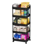 5-tier rolling cart, utility cart with handle, multi-functional storage trolley, office storage cart, kitchen storage rack, living room storage trolley, bathroom storage cart, rolling utility cart UAE, plastic storage trolley, mobile storage cart, space-saving cart, multi-purpose storage rack, rotatable wheels storage trolley, durable utility cart, easy assembly storage cart, compact storage solution, 5-layer rolling cart, kitchen organizer, bathroom organizer, versatile storage trolley UAE, heavy-duty storage cart, plastic storage rack, multi-tier storage trolley.