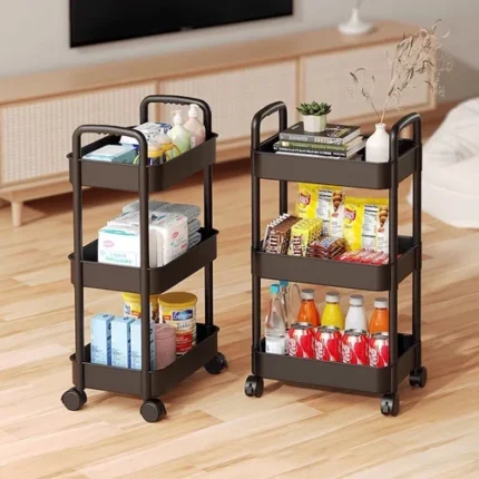 3-Tier Utility Rolling Cart, Multifunctional Rolling Storage Trolley, Slim Storage Cart, Black Rolling Cart, Mobile Storage Trolley, Space-Saving Storage Cart, Kitchen Storage Cart UAE, Office Utility Cart, Bathroom Organizer Trolley, Durable Metal Rolling Cart, Multi-Purpose Storage Rack, Portable Trolley with Wheels, Rackstore.ae Storage Solutions, Compact Rolling Organizer, Home and Office Storage Cart, Heavy-Duty Utility Cart, Versatile Storage Rack, Affordable Trolley in UAE.