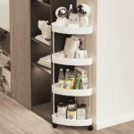 4-Tier Corner Storage Cart, Rotatable Utility Trolley, Kitchen Storage Rack in Dubai, Living Room Organizer in UAE, Space-Saving Corner Shelf, Multi-Purpose Rolling Cart, 360 Degree Rotating Shelf, Plastic Storage Trolley, Home Organization Rack, Mobile Storage Cart, Compact Storage Solution, Affordable Storage Cart in UAE, Delivery All Over UAE Including Sharjah, Abu Dhabi, and Ajman.