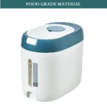 10kg rice storage box, large capacity rice container, kitchen grain storage, airtight grain box, food storage container, bulk rice storage