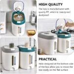 10kg rice storage box, large capacity rice container, kitchen grain storage, airtight grain box, food storage container, bulk rice storage