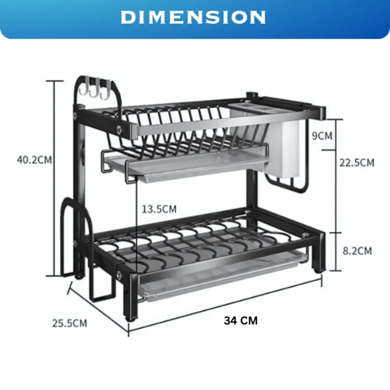 2-layer-kitchen-dish-rack-stainless-steel-dish-drainer