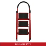 3 layer multifunctional ladder, step ladder in UAE, safety ladder with handle, non-slip step ladder, foldable step ladder Dubai, multipurpose ladder UAE, household ladder with safety rail, black step ladder for home, ladder for home use in Dubai, best step ladder rackstore.ae, metal step ladder UAE, kitchen step ladder, indoor use ladder, compact ladder with handrail, durable steel step ladder , 3 Layer Multifunctional Ladder