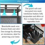 4 layer storage rack, 4 tier trolley, revolving kitchen rack, black storage cart, vegetable trolley with wheels, carbon steel kitchen rack, multi purpose storage rack, rotating basket stand