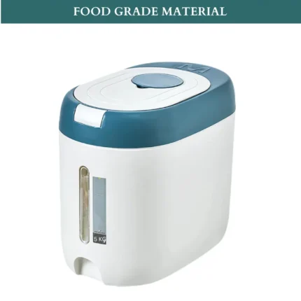 Upgrade your kitchen with the Kitchen Rice Storage Box – 5kg capacity, designed to keep rice and dry grains fresh and organized. Crafted with an airtight seal and durable BPA-free plastic, this compact storage solution is perfect for small households and limited kitchen space.