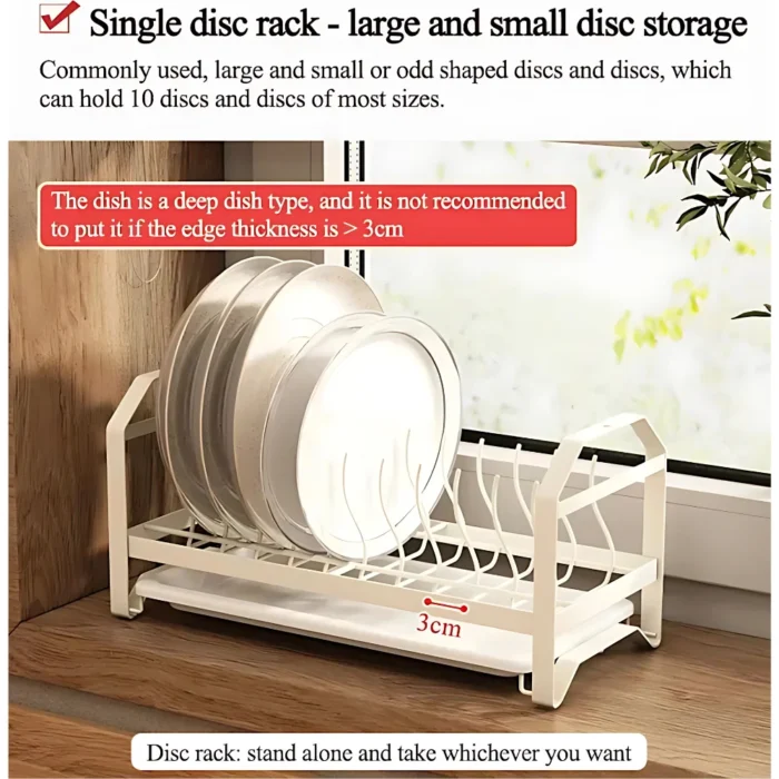 kitchen plate rack, under cabinet plate organizer, countertop plate rack, spoon holder kitchen, carbon steel dish rack, white plate rack, plate rack for kitchen storage, kitchen space saver organizer