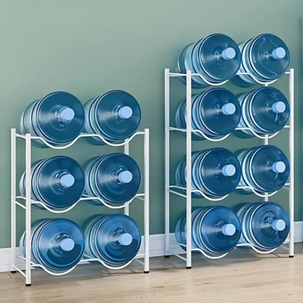 water bottle rack, 5 gallon bottle stand, bottle storage rack, water dispenser holder, steel bottle rack, rackstore.ae